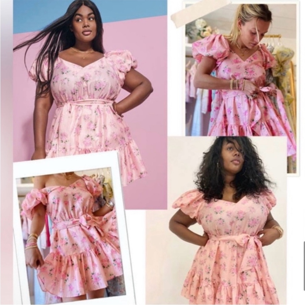 LoveShackFancyxTarget Cécile Puff Sleeve Dress - Picture 8 of 9